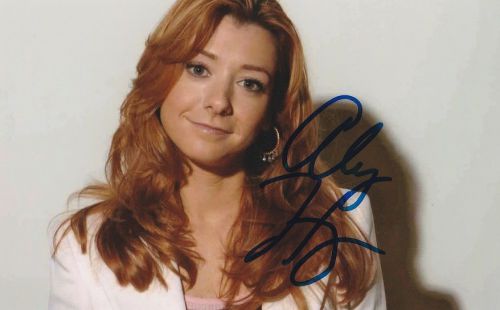 Alyson Hannigan Willow Buffy The Vampire Slayer Hand Signed 4x6 photo + C.O.A. 5