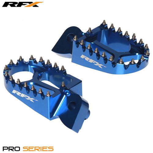 New rfx pro footrests (blue) husaberg fe fc 390-550 08-13 te tc sherco se/sm all
