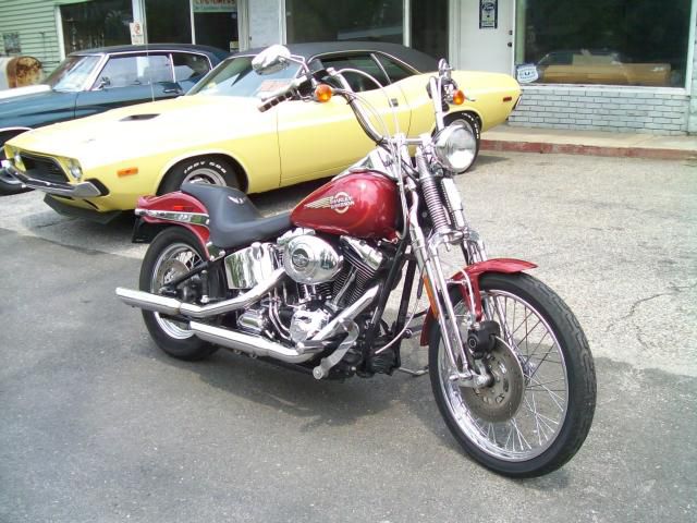 2003 HARLEY DAVIDSON SPRINGER SOFTAIL $9,500, Red, Like new with low miles.