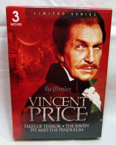 Vincent Price - 3 Movies - Tales of Terror / The Raven / Pit and the Pendulum