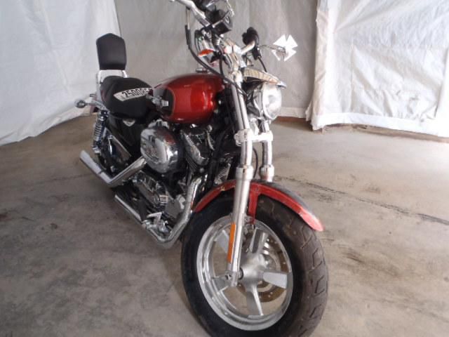 2013 Harley Davidson Sportster 1200 ( 107 MILES WOW) Custom xl1200c used salvage