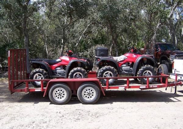 Package DEAL Two ATVs 2006 Honda and Trailer