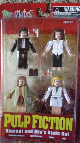 Pulp Fiction Minimates Vincent and Mia&#039;s Night Out NEW