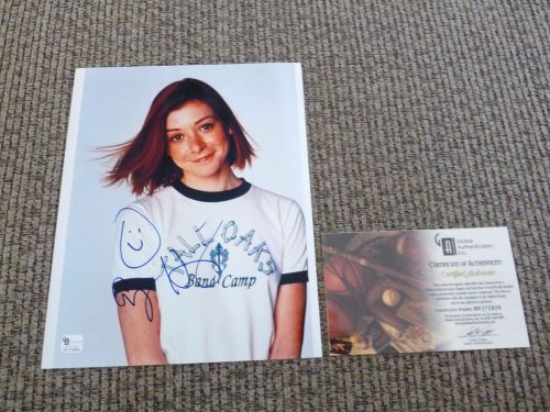 Allyson Hannigan American Pie Signed Autographed 8x10 Photo GAI Global Certified