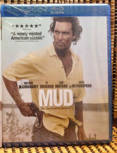 Mud (blu-ray, 2013) matthew mcconaughey/reese witherspoon. mystery thriller