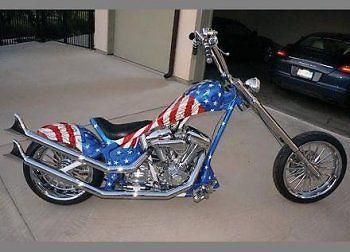 2010 Custom Chopper Built Motorcycles Captain America