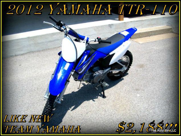 Used 2012 Yamaha TT-R 110EB for sale.