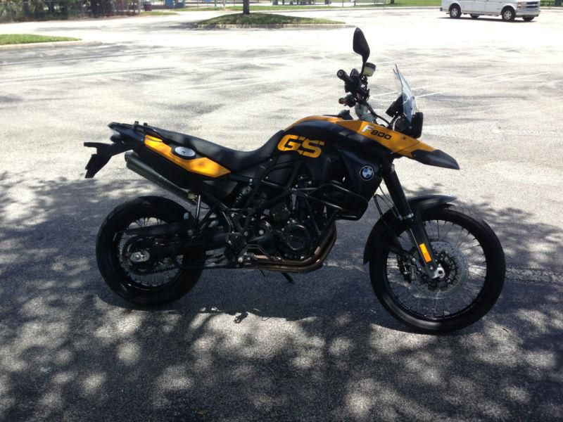 Bmw f800gs yellow low miles