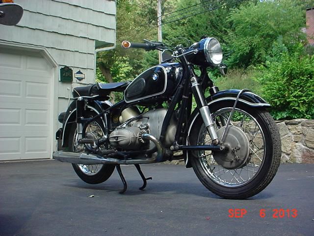 Tested 1966 triple matching BMW R69S Motorcycle with only 16,082 miles