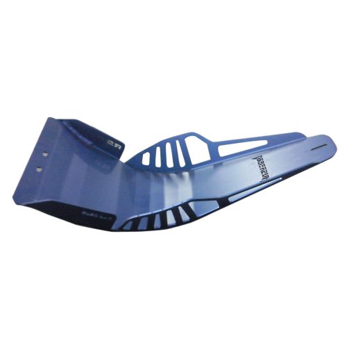 Husaberg fe fs fx 390 450 570 2009-2012 skid plate aluminum anodized blue new