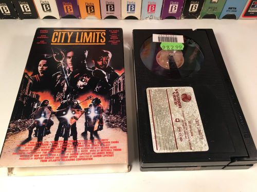 * City Limits Betamax NOT VHS 1984 Post Apocalyptic Sci Fi 80&#039;s Beta Vestron