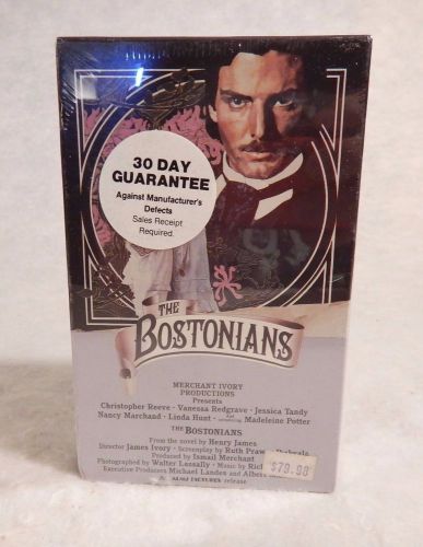 NEW BOSTONIANS 1984 BETA/Betamax Christopher Reeve Vanessa Redgrave