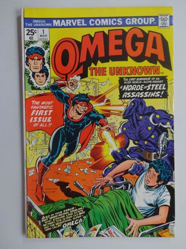 Omega the unknown #1      protar     ed hannigan     1st issue