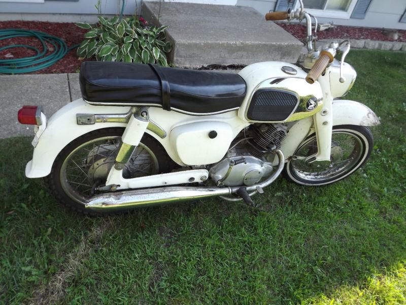 1965 Honda Dream Motorcycle CA95-Original Unrestored-150cc