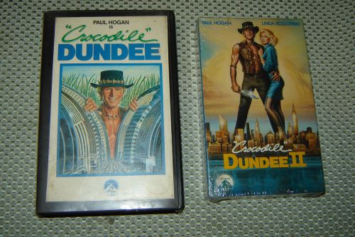 CROCODIL DUNDEE 1&amp; II new/ on Beta video tapes