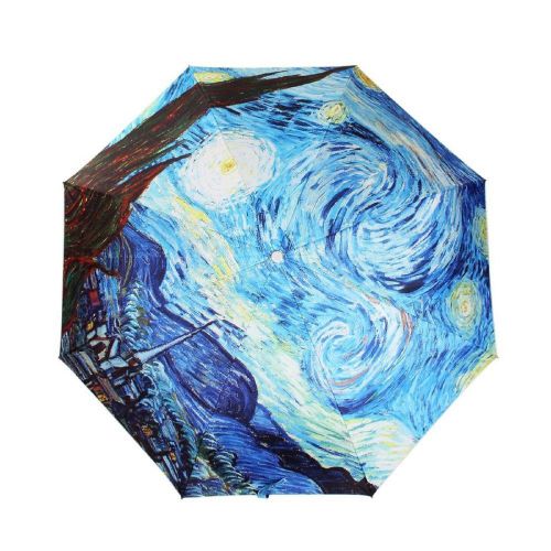 Umbrella vincent van gogh starry night the rhone impressionist, new