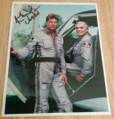 Airwolf jan michael vincent authentic autographed signed 8x10 photo coa psa jsa