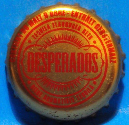 DESPERADOS - TEQUILA FLAVORED - BEER - BOTTLE CAP