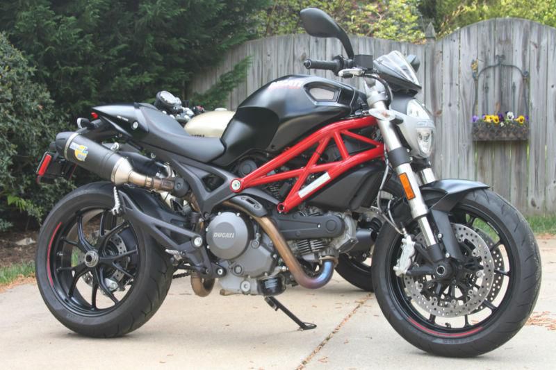 Perfect 2012 Ducati Monster 796 w/ Carbon Fiber Exhaust BEST OFFER TONS of PICS