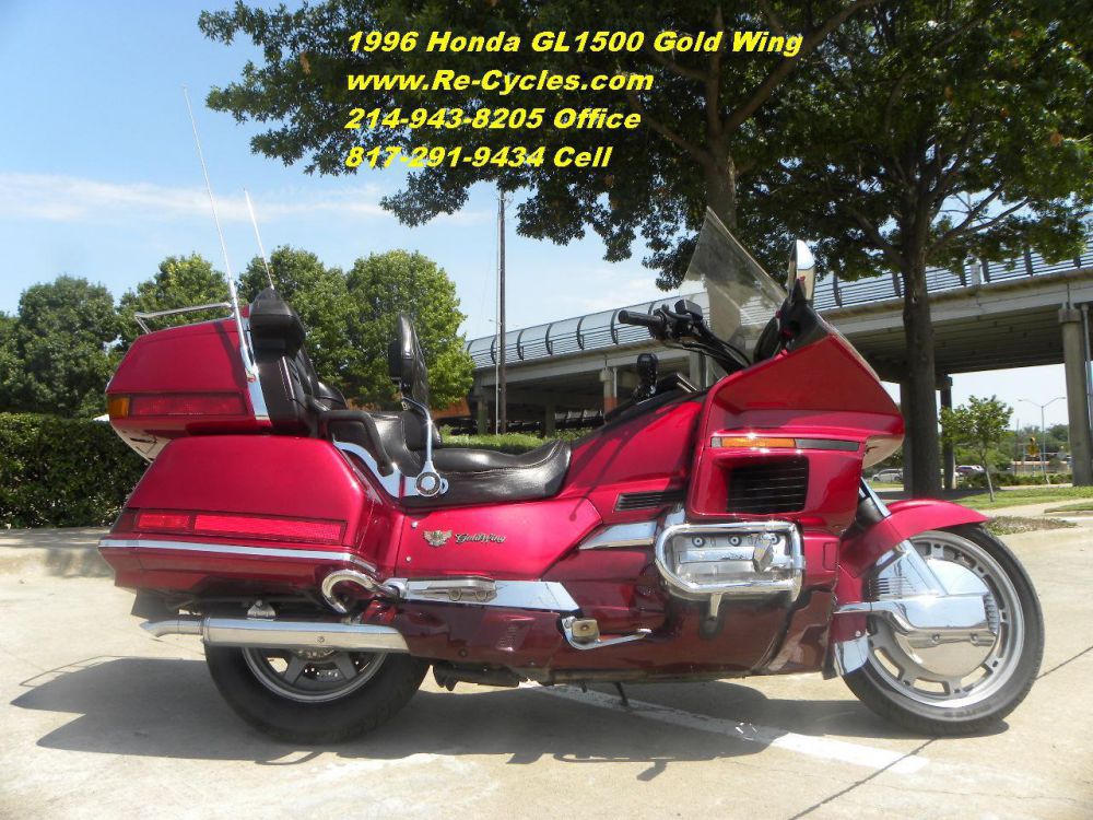 1996 Honda Gl1500 Gold Wing Touring 