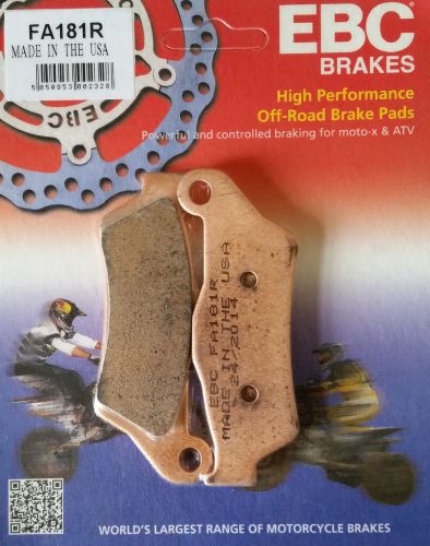EBC/FA181R Sintered Brake Pads (Front) - Husaberg/Husqvarna/Sherco/TM/Vertemati