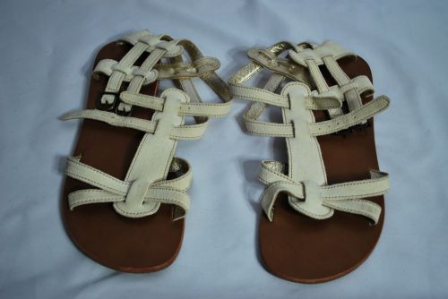 Cynthia Vincent Leather Strappy Sandals Woman&#039;s Sz 8