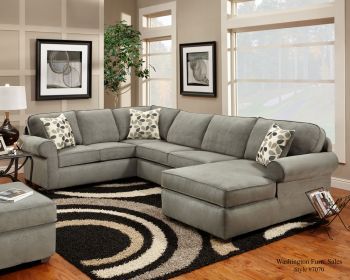 NEW Victory Lane Dolphin 3pc Large Sectional with Chaise