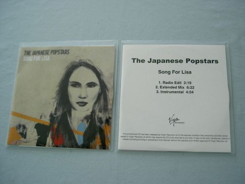 The japanese popstars ft. lisa hannigan job lot of 2 promo cd singles