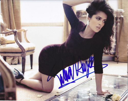 Salma hayek 8 x 10  signed auto autograph photo hot sexy puss boots desperado