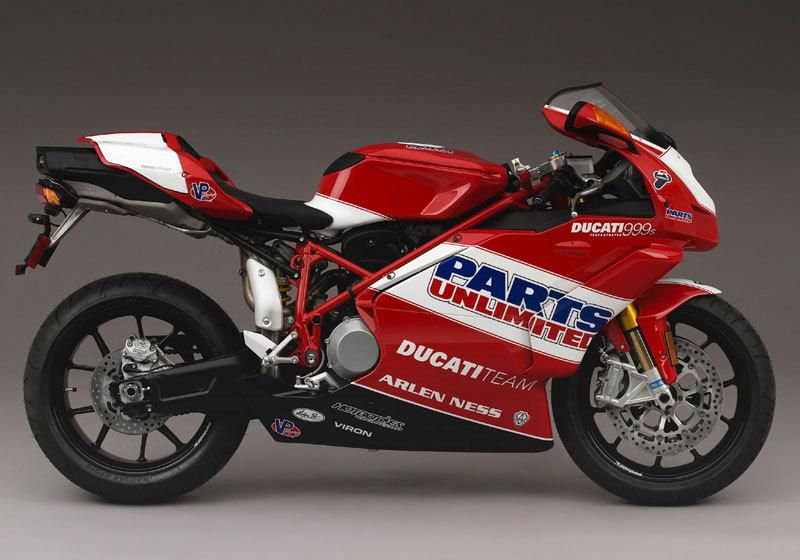 DUCATI PARTS UNLIMITED 999s: signed by the Ducati racing team and is brand new!