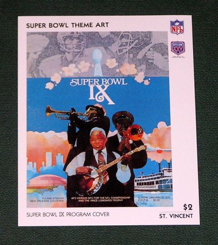 St. Vincent 1425-1449 MNH Souvenir Sheets Super Bowl
