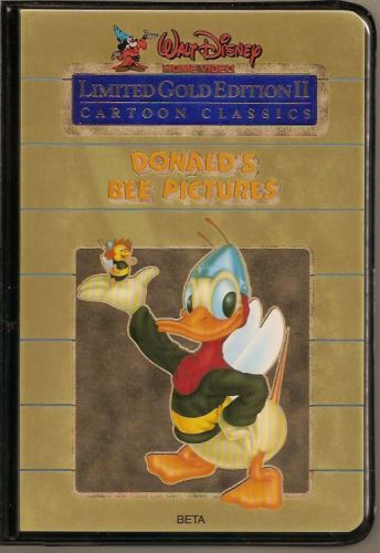 Donald&#039;s Bee Pictures (BETA/Betamax 1985 Limited Gold Edition II) Disney
