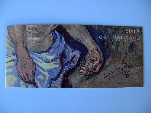 2003 vincent van gogh stamp booklet from vatican