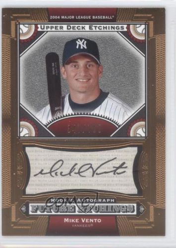 2004 Upper Deck Etchings #139 Mike Vento /700 New York Yankees Baseball Card 0i0
