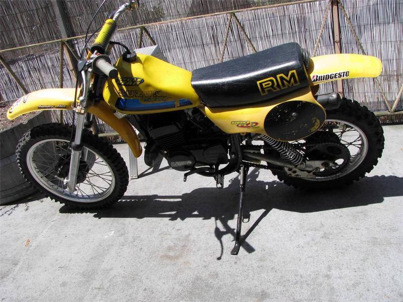 Vintage 1980 Suzuki RM80 Motorcycle motocross mx moto-x fox ahrma