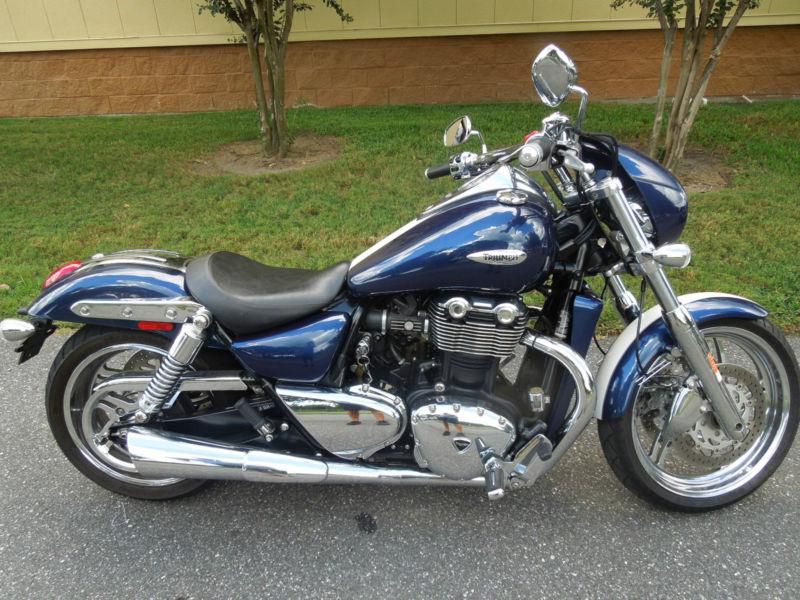 Thunderbird, lots of chrome, clean bike, custom headlight, chrome wheels, nice