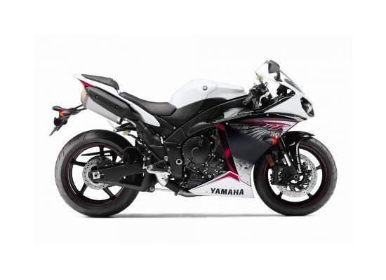 2012 Yamaha YZF-R1 - Pearl White/Candy Red Sportbike 