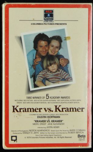 1979 NEW SEALED KRAMER VS KRAMER BETA BETAMAX VIDEO TAPE VIDEOTAPE MOVIE