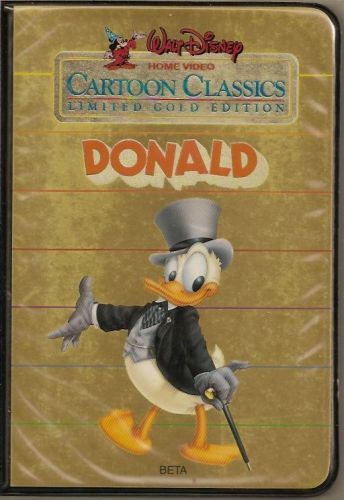 Donald (BETA/Betamax 1984 Limited Gold Edition) Disney