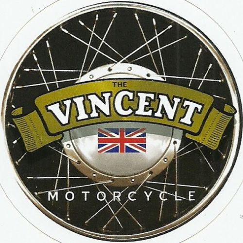 VINCENT MOTORCYCLE Sticker Decal