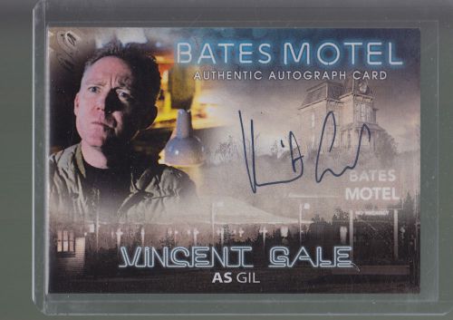 2015 Breygent Bates Motel Autograph Black Ink Auto Vincent Gale As Gil