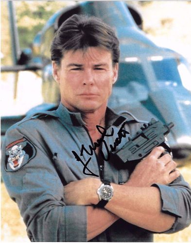 Jan-Michael Vincent Signed 8x10 Photo - Airwolf (TV Series 19841986) RARE! G289