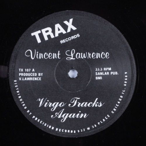 VINCENT LAWRENCE Virgo Tracks Again TRAX 12&#034; VG+