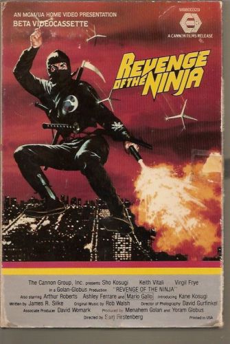 Revenge of The Ninja (1984 BETA/Betamax Big Box)