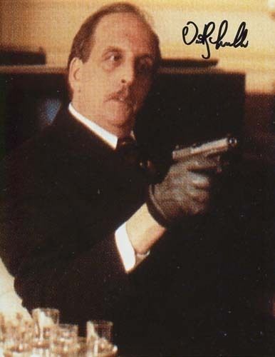 Vincent schiavelli (+) 007 james bond authentic autograph dr kaufkmann tnd