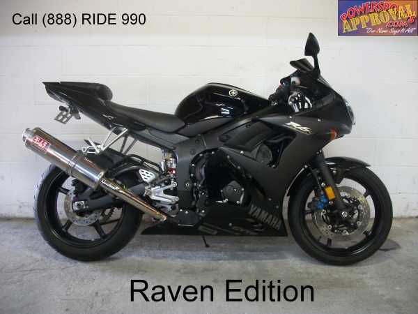 2008 Used Yamaha R6 Raven Edition Sport Bike For Sale-U1833