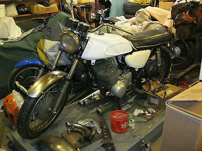 Kawasaki : Other 1970 Kawasaki 500cc h-1.White.Project..