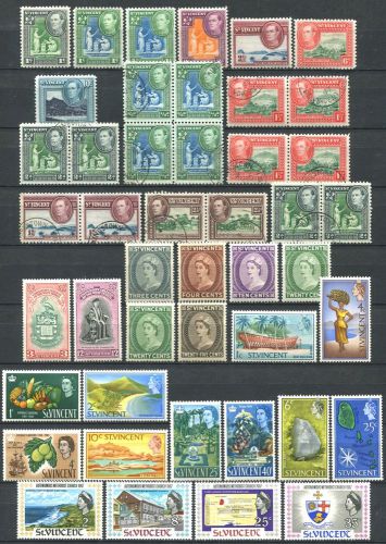 ST. VINCENT Lot of Mint MH / MNH &amp; Used Stamps