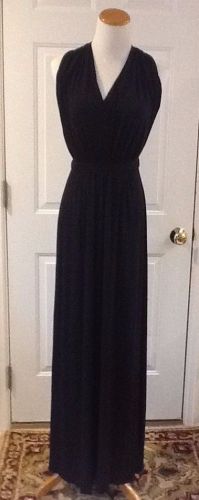 Twelfth street by cynthia vincent black maxi dress s fully lined