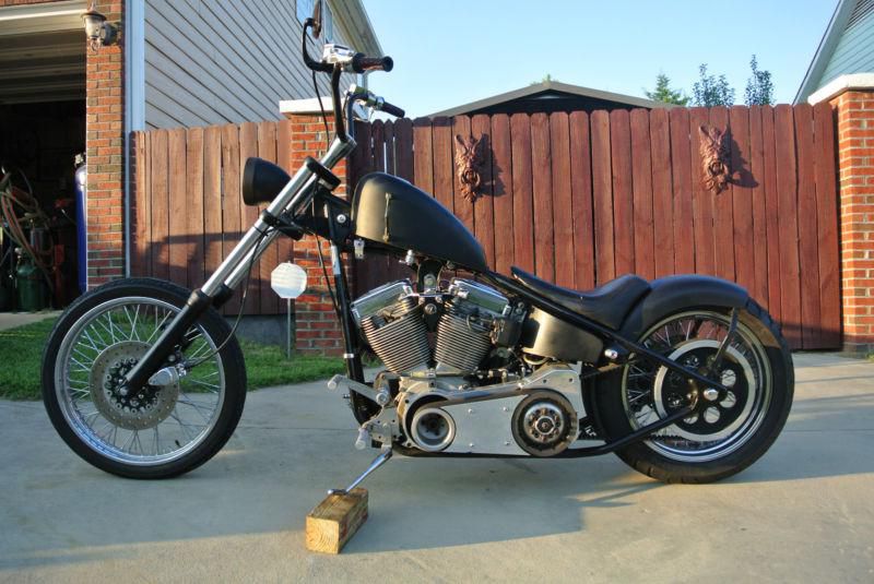 Custom Chopper, revTech Vtwin motor, Harley Davidson motorcycle